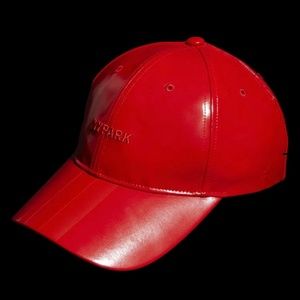 FAUX LATEX BASEBALL CAP